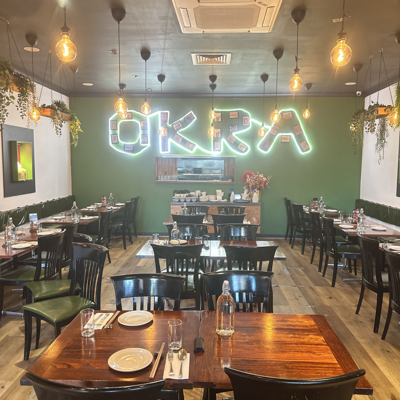 Okra dining space